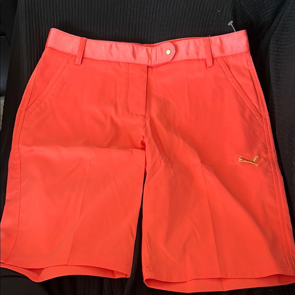 Puma Pink Bermuda Shorts Tailored Fit